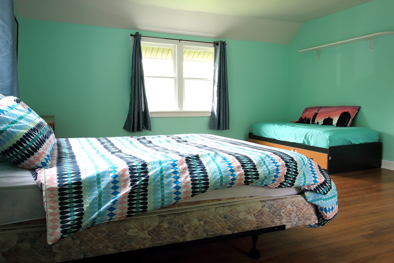 Kozy Kottage Master bedroom Crystal Beach Cottage Rentals